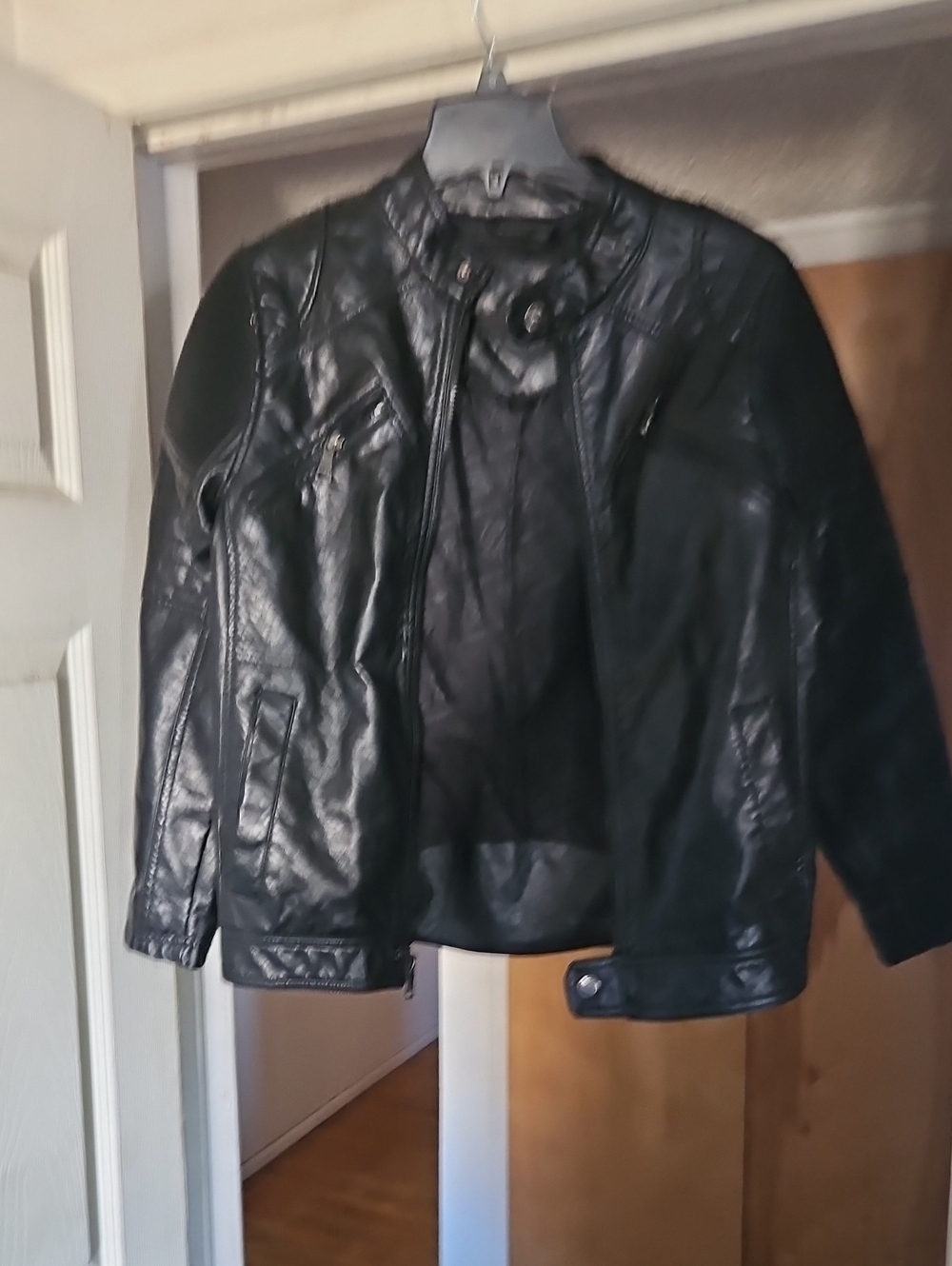 Urban Republic Black Faux Leather Jacket
